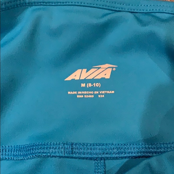 Blue Avia leggings size 8-10 - Picture 4 of 4